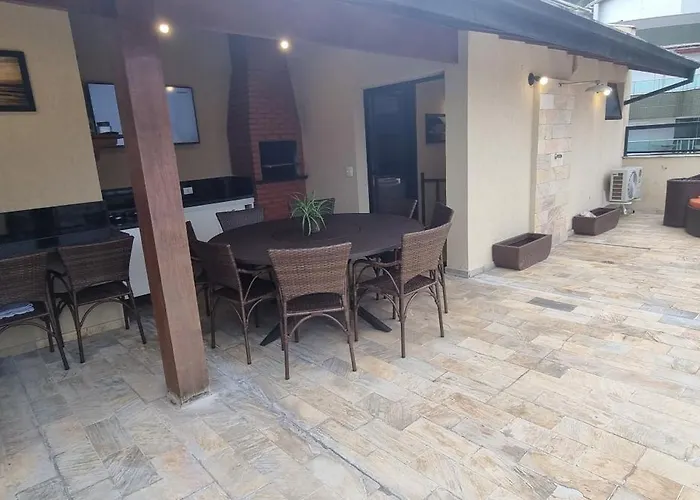 Cobertura Duplex Com Vista Para O Mar A Apenas 2 Minutos Da Praia Ubatuba